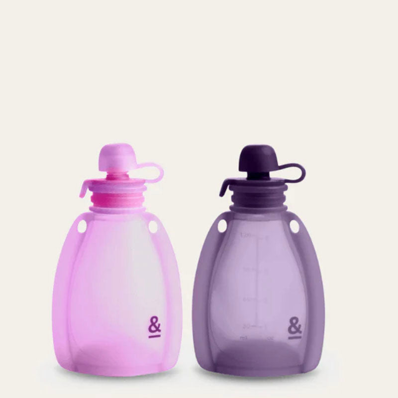 Seed & Sprout Reusable Yoghurt Pouches Plum