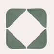 Seed & Sprout Silicone Anti-Slip Chopping Board Corners eucalyptus
