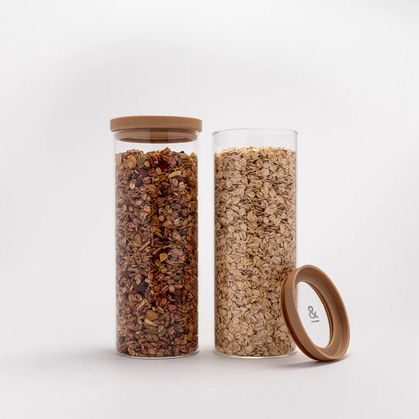 Seed & Sprout Wategos Glass Pantry Jar 2-pack - 1500ml