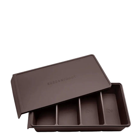 Seed & Sprout 4 Portion Silicone Freezer Tray Macadamia