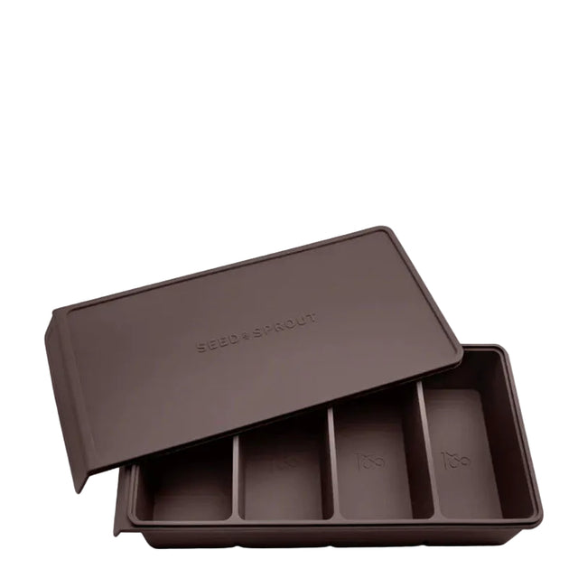 Seed & Sprout 4 Portion Silicone Freezer Tray Macadamia
