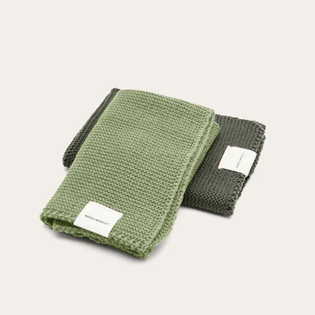 Seed & Sprout Knitted Dish Cloth 2-pack - Fern