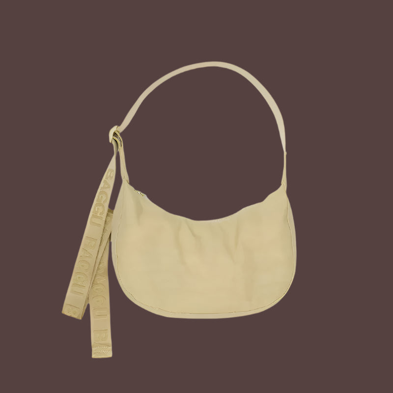 Baggu Small Nylon Crescent Bag - Butter