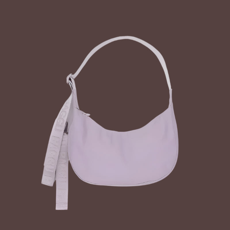 Baggu Small Nylon Crescent Bag - Dusty Pink