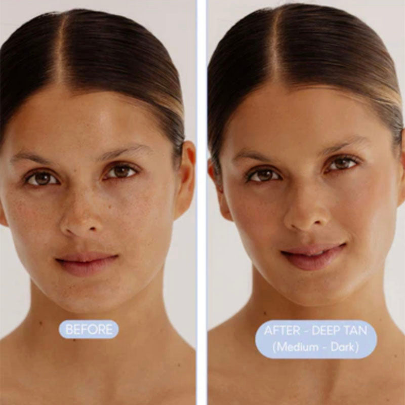 Sol Sista Butta Block Mineral Tinted SPF50+ Sunscreen Balm deep tan swatch