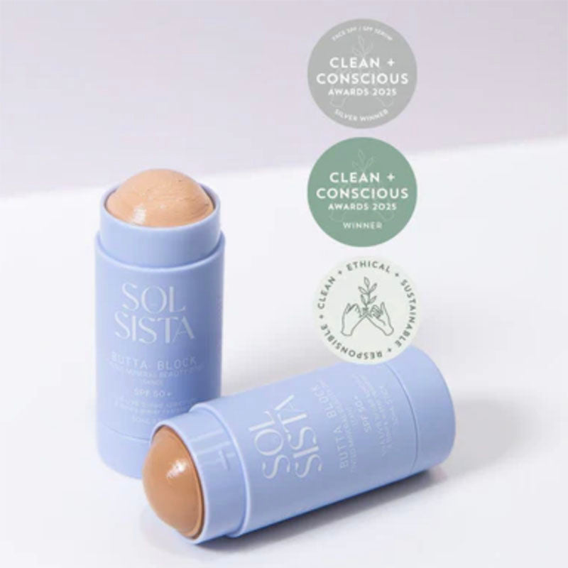 Sol Sista Butta Block Mineral Tinted SPF50+ Sunscreen Balm