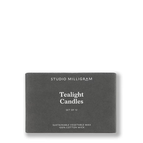 Studio Milligram Tea Light Candles 12 Pack