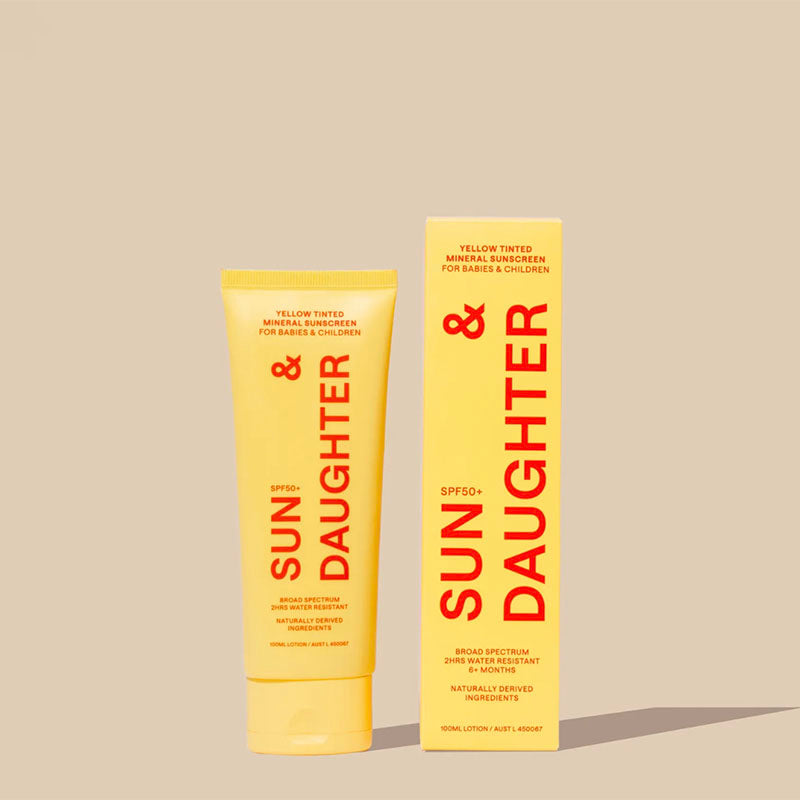 Sun & Daughter SPF50 Mineral Sunscreen - Yellow