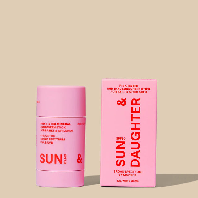 Sun & Daughter SPF50 Pink Mineral Sunscreen Stick