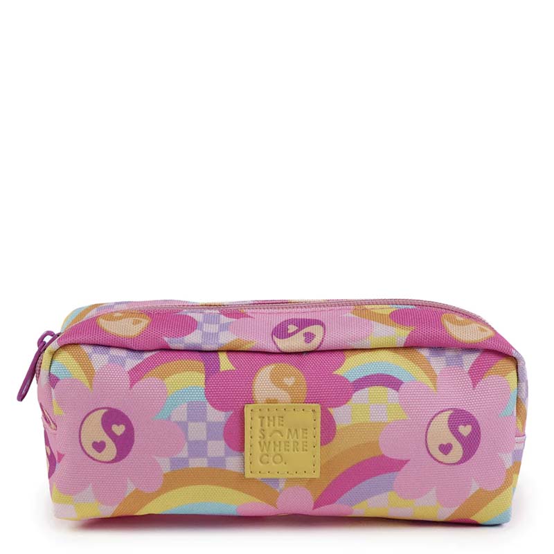 The Somewhere Co Mini Pencil Case - Rainbow Rave