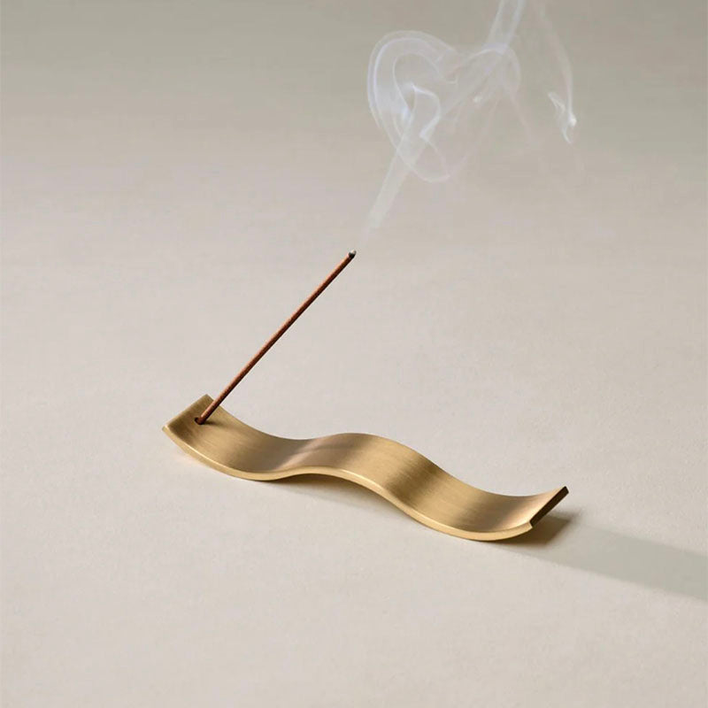 This Is Incense Brass Wave Incense Holder Natural Supply Co