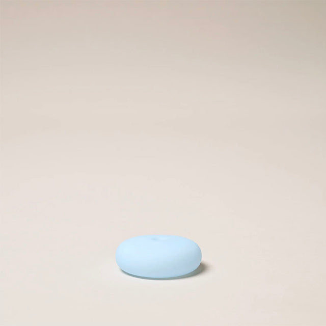 This Is Incense Frosted Glass Incense Holder - Small Blue