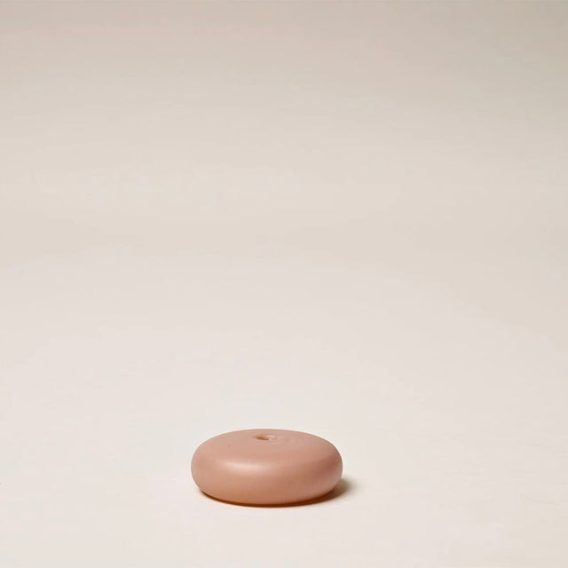 This Is Incense Frosted Glass Incense Holder - Small Brown