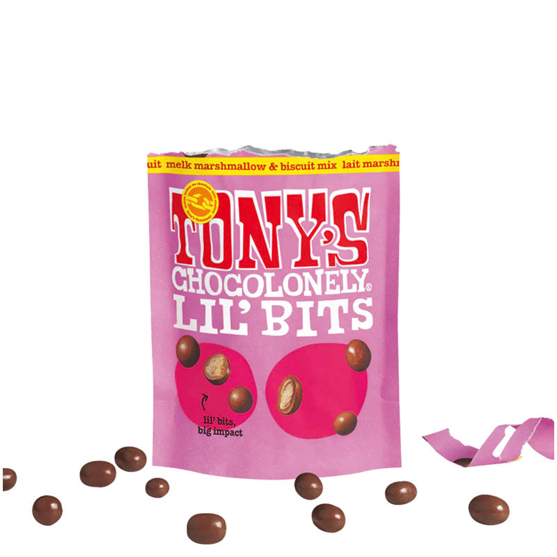 Tony’s Chocolonely Lil’ Bits - Milk Marshmallow &amp; Biscuit Mix