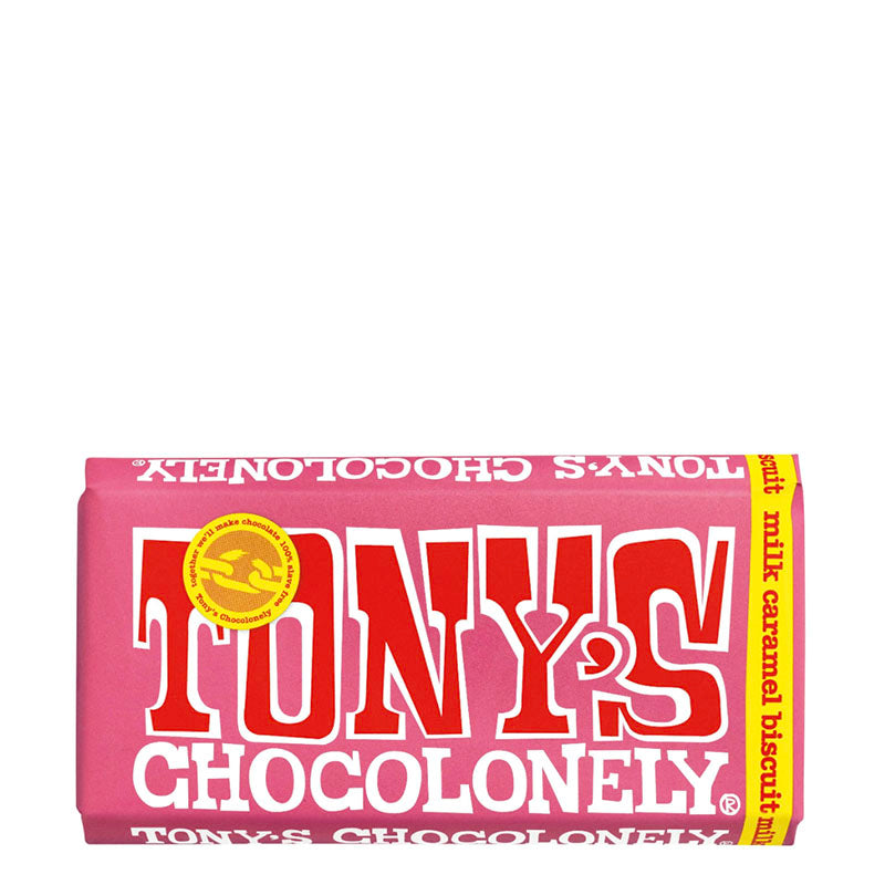 Tony&#39;s Chocolonely Milk Chocolate Caramel Cookie Bar