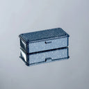Toyo Trunk Shape Toolbox T-190 Japanese Indigo