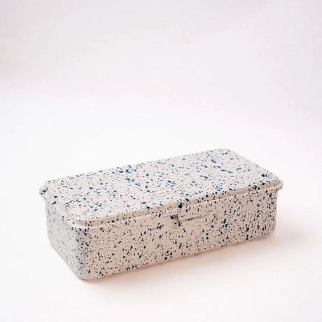 Toyo Trunk Shape Toolbox T-190 Japanese White Indigo