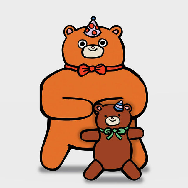 WRAP Bear with Mini Card Greeting Card