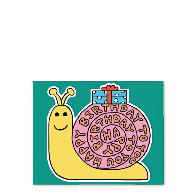 WRAP Birthday Snail Card