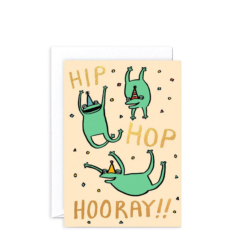 WRAP Hip Hop Hooray Birthday Card