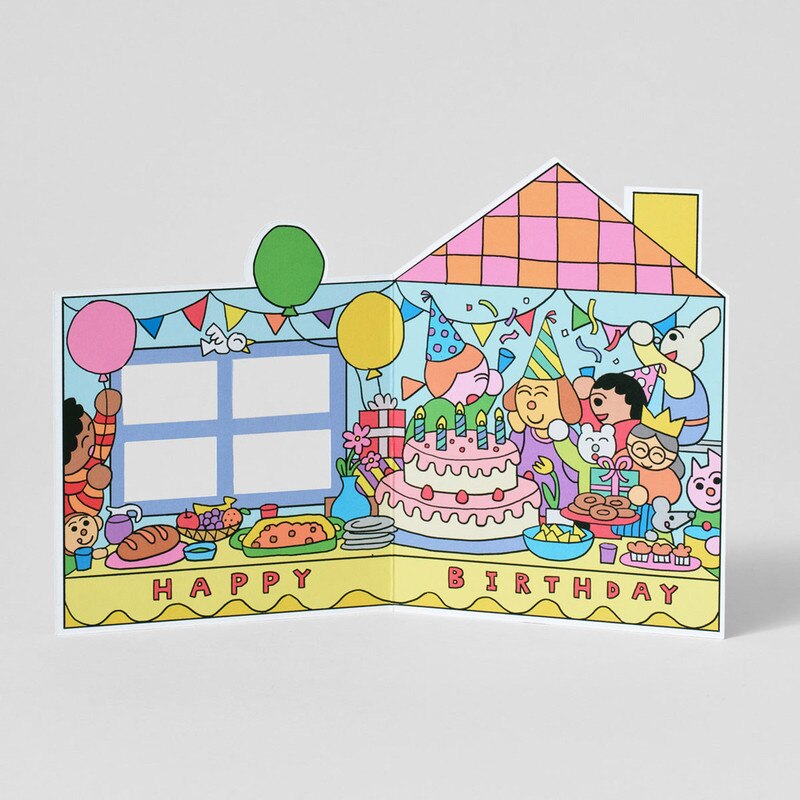 WRAP House Party Birthday Card