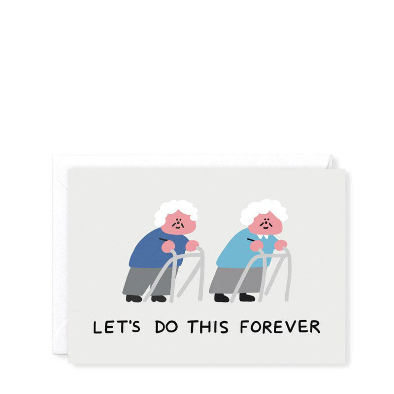 WRAP Let's Do This Forever Card