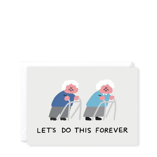 WRAP Let's Do This Forever Card