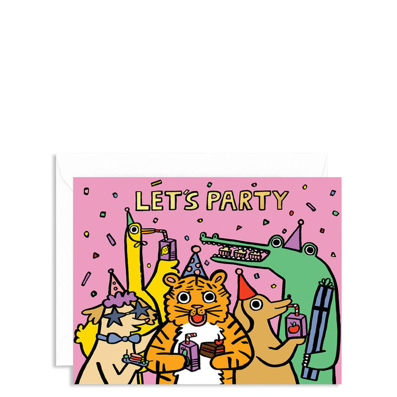 WRAP Let&#39;s Party Card