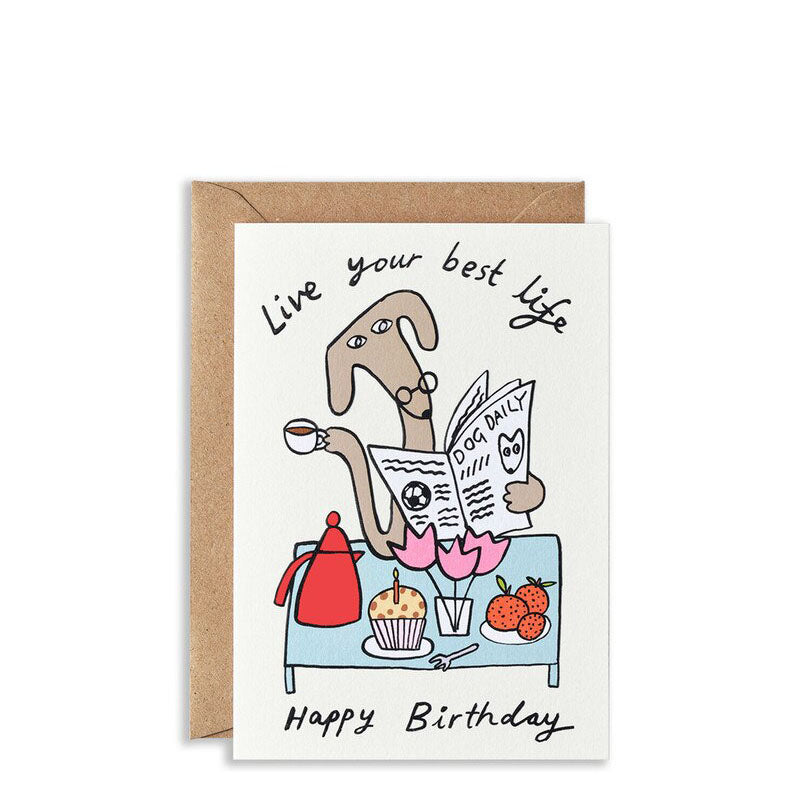 WRAP Living Your Best Life Birthday Card