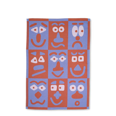 WRAP Tea Towel - Making Faces