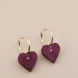 Wolf & Moon Mabel Hoop Earrings Cherry