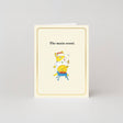 Studio Boketto The Main Event Gold Foil Mini Christmas Card