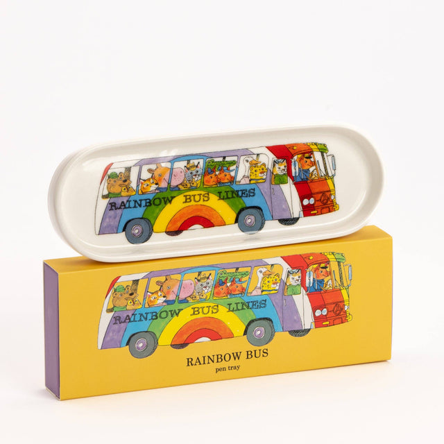 Magpie x Richard Scarry Rainbow Bus Pen Tray