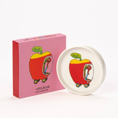 Magpie x Richard Scarry Applecar Round Trinket Dish