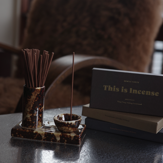 This is Incense Ceramic Incense Caddy – Chocolate
