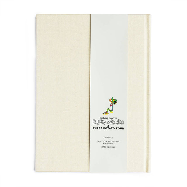 3P4 x Richard Scarry® - Lowly Floral Embroidered Journal back