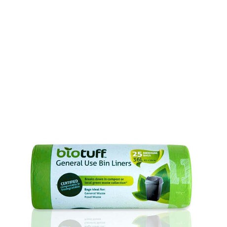 BIOTUFF General Use Bin Liner - MEDIUM 36L - Natural Supply Co