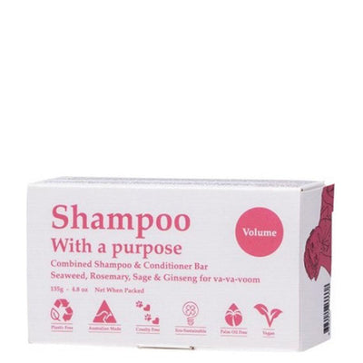 Clover Fields Shampoo With a Purpose Shampoo & Conditioner Bar - Volume - Natural Supply Co