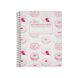 Decomposition Book Spiral Large Notebook - Donut Time