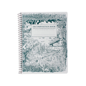 Decomposition Book Spiral Large Notebook - Gardening Gnomes