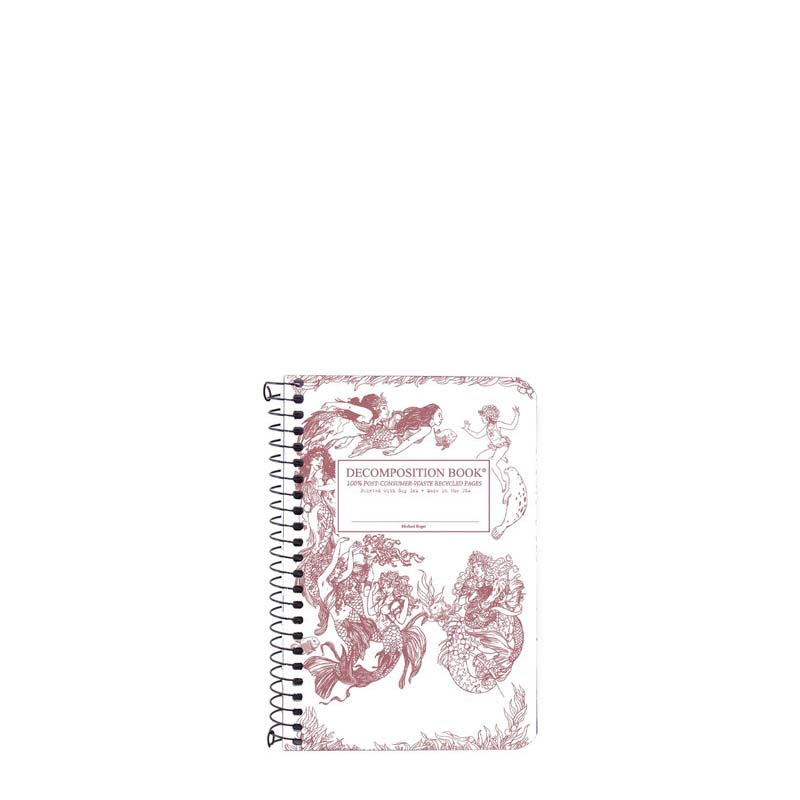 Decomposition Book Spiral Pocket Notebook - Mermaid