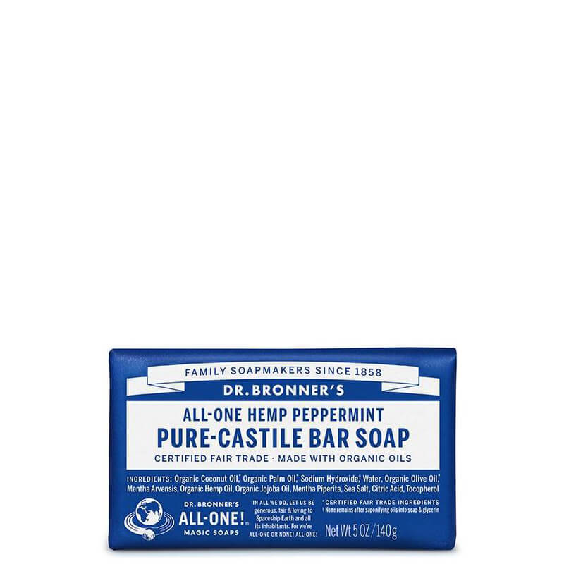 Dr Bronner&#39;s Magic Pure-Castile Bar Soap - Peppermint