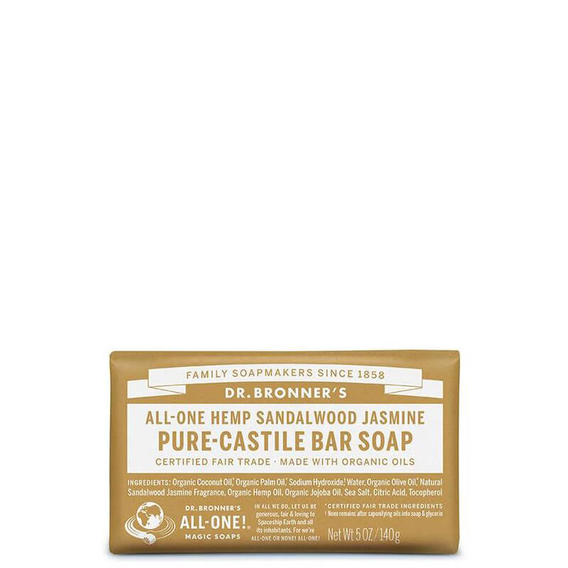 Dr Bronner's Pure-Castile Bar Soap - Sandalwood & Jasmine