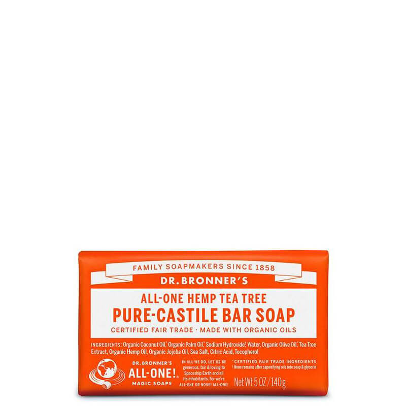 Dr Bronner's Magic Pure-Castile Bar Soap - Tea Tree