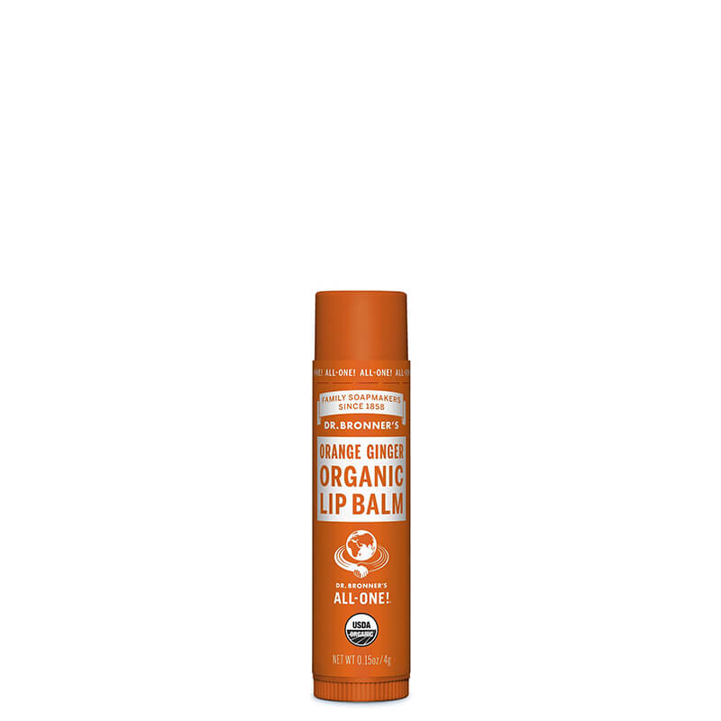 Dr Bronner's Organic Lip Balm - Orange Ginger