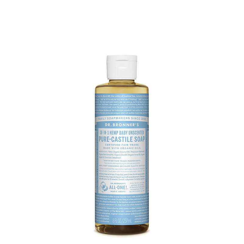 Dr Bronner's Pure-Castile Liquid Soap - Baby Unscented