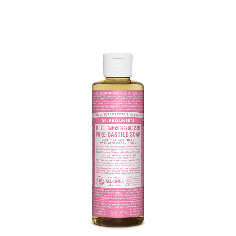 Dr Bronner's PureCastile Liquid Soap Cherry Blossom