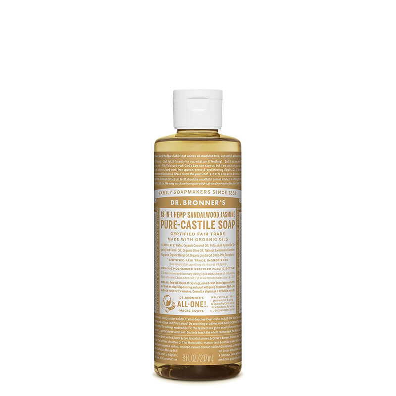 Dr Bronner's PureCastile Liquid Soap Sandalwood & Jasmine
