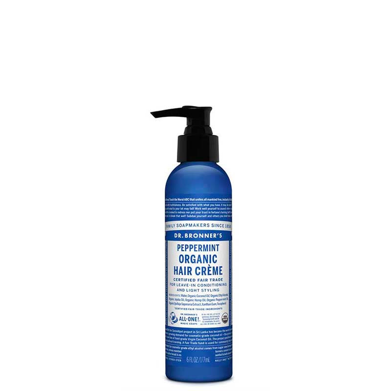 Dr Bronner's Organic Hair Crème - Peppermint - Natural Supply Co