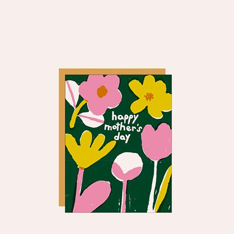 Egg Press Tossed Floral Happy Mother's Day Card